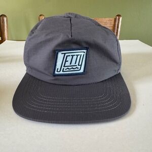 Jetty Hay Grey Ripstop Nylon Snapback Hat JTY-SMUHAT-GR Surf Cap